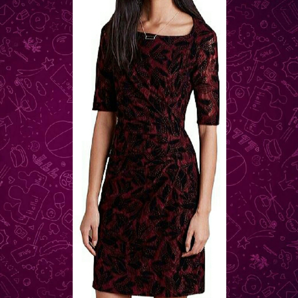 EUC 14 Anthropologie Maeve Elorn Floral Lace Dress